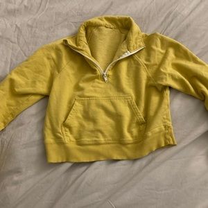 SOLD John Galt quarter zip yellow
